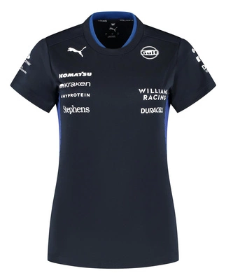 Williams Racing F1 Women's 2025 Team T-Shirt - Navy