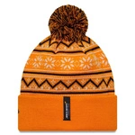 McLaren F1 Team New Era Xmas Cuff Beanie Hat - Orange