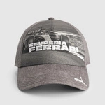 Scuderia Ferrari F1 PUMA Graphic Car Baseball Hat - Gray Dawn