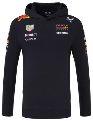 Red Bull Racing F1 Men's 2025 Team Pullover Hoodie - Navy