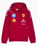 Scuderia Ferrari F1 Kids 2025 Team Hoodie - Dark Cherry