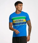 Ayrton Senna Hashtag T-Shirt - Blue