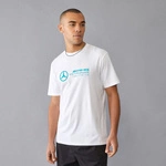 Mercedes-AMG Petronas F1 Team Men's Large Logo T-Shirt - White