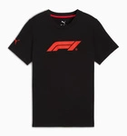F1 Collection PUMA ESS F1 Kids Logo T-shirt - Black