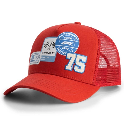 F1 Heritage Trucker Hat - Red