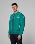 Aston Martin F1 Men's 2025 Team Bomber Jacket - Green