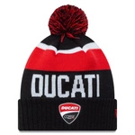 Ducati Corse New Era Logo Knit Beanie Hat - Black