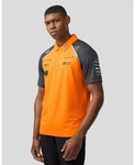 McLaren F1 Men's 2025 Team Polo Shirt - Papaya