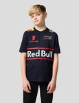 Red Bull Racing F1 Kid's 2025 Max Verstappen T-Shirt - Navy
