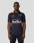 Red Bull Racing F1 Men's 2025 Max Verstappen Polo Shirt - Navy