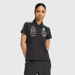 Mercedes AMG Petronas F1 adidas 2025 Women's Team Polo Shirt - Black