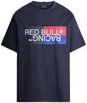 Red Bull Racing x Pepe Jeans - Men's Color Block Logo T-shirt - Dulwich Blue