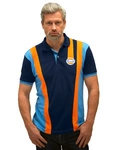 Gulf Racing Team Men's Polo Shirt - Navy Blue