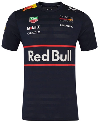 Red Bull Racing F1 Men's 2025 Team T-Shirt - Navy