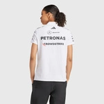 Mercedes AMG Petronas F1 adidas 2025 Women's Team Polo Shirt - White