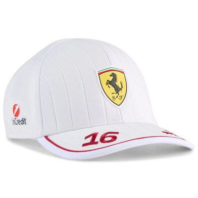 Scuderia Ferrari F1 Puma 2025 Miami GP Charles Leclerc Driver Hat - White