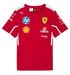 Scuderia Ferrari F1 Women's 2025 Team T-Shirt - Dark Cherry