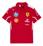 Scuderia Ferrari F1 Kids 2025 Team Polo Shirt - Dark Cherry