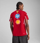 Scuderia Ferrari F1 Men's 2025 Team T-Shirt - Dark Cherry