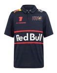 Red Bull Racing F1 Kid's 2025 Max Verstappen Polo Shirt - Navy