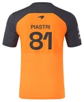 McLaren F1 2025 Men's Oscar Piastri T-Shirt - Papaya