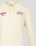 Red Bull Racing F1 Men's Sergio Perez Vintage Hoodie - Ecru