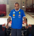 Scuderia Ferrari F1 Puma 2025 Monza GP T-Shirt - Blue