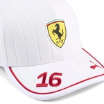 Scuderia Ferrari F1 Puma 2025 Miami GP Charles Leclerc Driver Hat - White