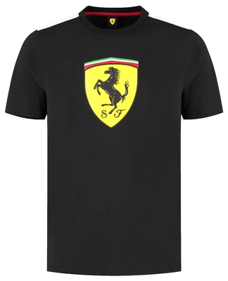Scuderia Ferrari F1 Men's Large Shield T-Shirt - Black