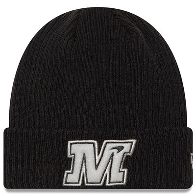 McLaren F1 New Era Puff Patch Cuff Knit Beanie Hat - Black