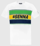 Ayrton Senna Hashtag T-Shirt - White