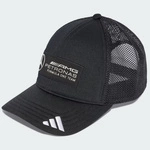 Mercedes AMG Petronas F1 adidas 2025 Logo Trucker Cap - Black