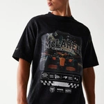 McLaren F1 New Era Men's Washed Graphic Oversized T-Shirt - Black