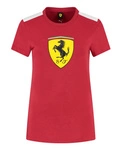 Scuderia Ferrari F1 Women's Large Shield T-Shirt - Dark Cherry