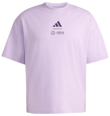 Mercedes AMG Petronas F1 adidas Men's Premium Woven T-Shirt - Purple