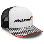 McLaren F1 Team New Era 9Fifty Checkered Visor Trucker Hat - White/Black