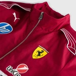 Scuderia Ferrari F1 Men's 2025 Team Vintage Jacket - Dark Cherry