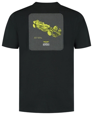 Aston Martin F1 Men's Wireframe Graphic T-Shirt - Black