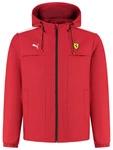 Scuderia Ferrari F1 Men's Rain Jacket - Dark Cherry