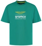 Aston Martin F1 Men's Large Logo T-Shirt - Green