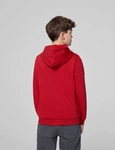 Scuderia Ferrari F1 Kid's Large Shield Hoodie - Dark Cherry