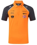 McLaren F1 Men's 2025 Lando Norris Polo Shirt - Papaya