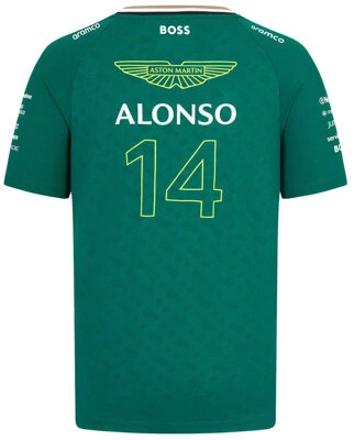 Aston Martin F1 Team Men's Fernando Alonso Driver T-Shirt