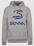 Ayrton Senna F1 Men's Legacy Pullover Hoodie - Grey Marle