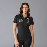 Mercedes AMG Petronas F1 Women's 2024 Team Polo Shirt - Black