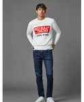 Red Bull Racing x Pepe Jeans - Men's Intarsia Logo Knit Crew Neck Sweater