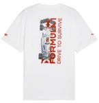 PUMA F1 Men's Graphic Drive to Survive T-shirt - White